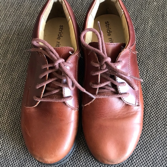 Stride Rite Other - Stride Rite boys brown leather dress shoes